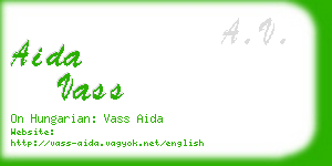 aida vass business card